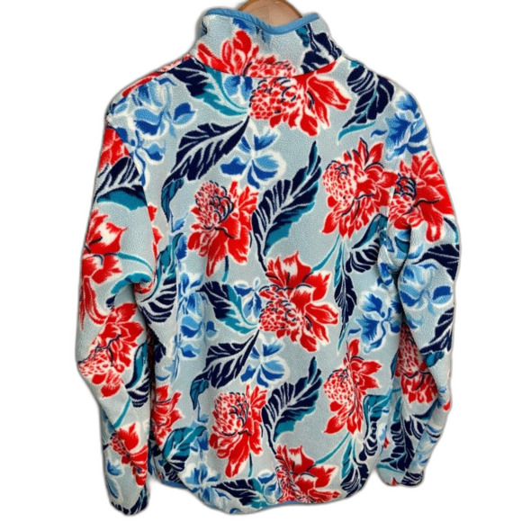 Patagonia Synchilla Manoa Floral Fleece Pullover Size Large - Picture 4 of 16